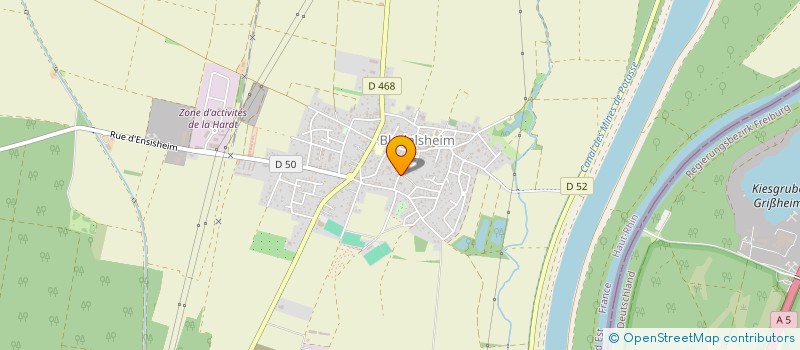 localisation de l'entreprise LAGI  RIXHEIM