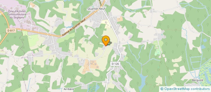 localisation de l'entreprise LAGICO  SAINT-MARTIN-DE-SEIGNANX