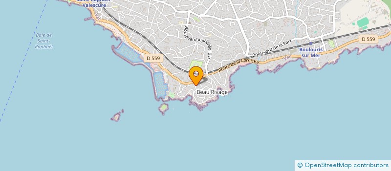 localisation de l'entreprise LAGIER CHANEZ 2  SAINT-RAPHAEL