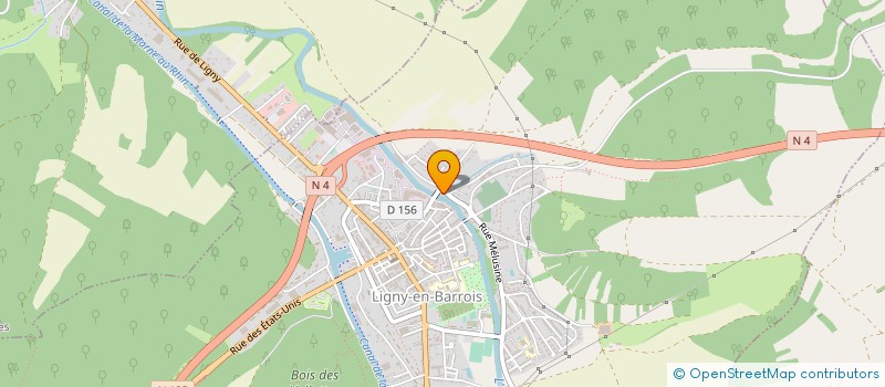 localisation de l'entreprise LAGILLE à LIGNY-EN-BARROIS