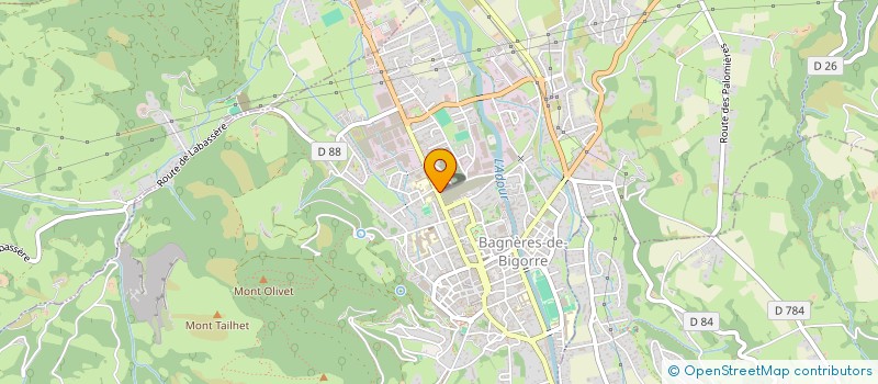 localisation de l'entreprise LAGLEIZE JEROME  BAGNERES-DE-BIGORRE