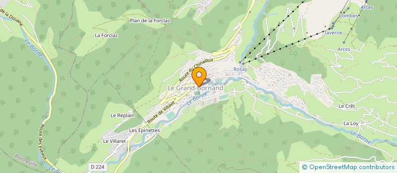 localisation de l'entreprise LAGN à SAINT-JEAN-DE-SIXT