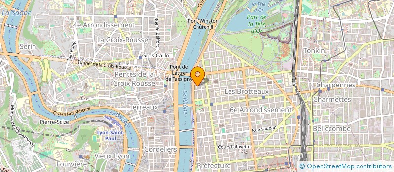 localisation de l'entreprise LAGN&CLAIR  LYON