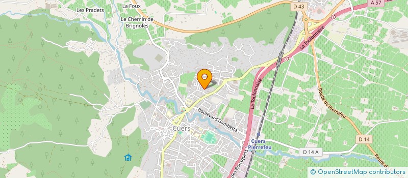 localisation de l'entreprise LAGNANAS  CUERS