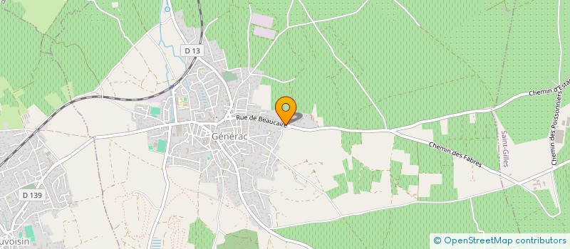 localisation de l'entreprise LAGNY  GENERAC