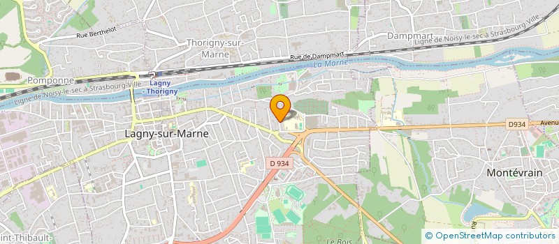 localisation de l'entreprise LAGNY' Z  LAGNY-SUR-MARNE