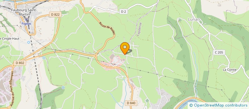 localisation de l'entreprise LAGO  CAPDENAC