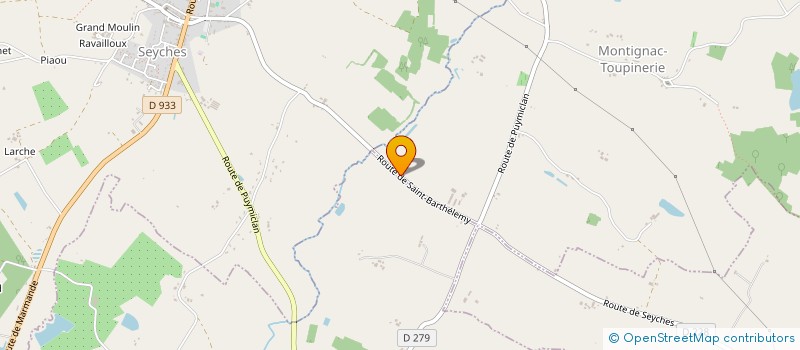 localisation de l'entreprise LAGO ENERGIE  MONTIGNAC-TOUPINERIE