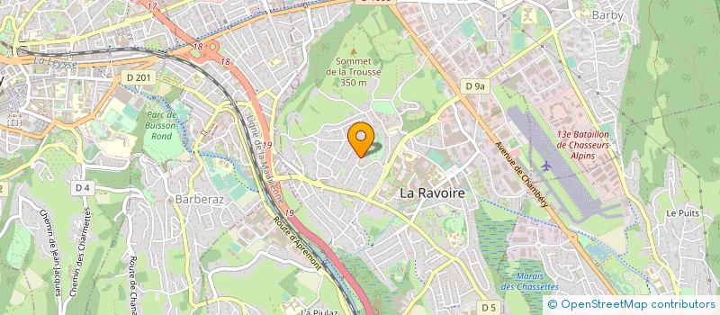 localisation de l'entreprise LAGO PROMOTION  LA RAVOIRE