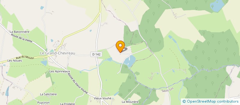 localisation de l'entreprise LAGOBLU  VOUHE