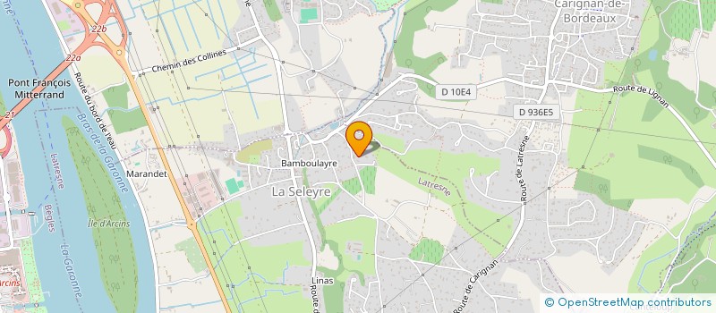 localisation de l'entreprise LAGON  LATRESNE