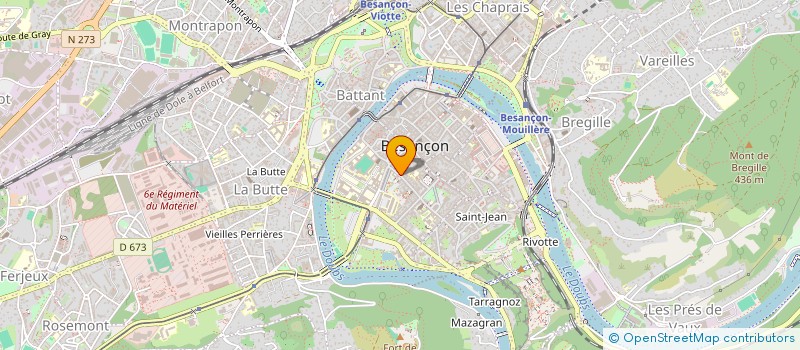 localisation de l'entreprise LAGON à BESANCON
