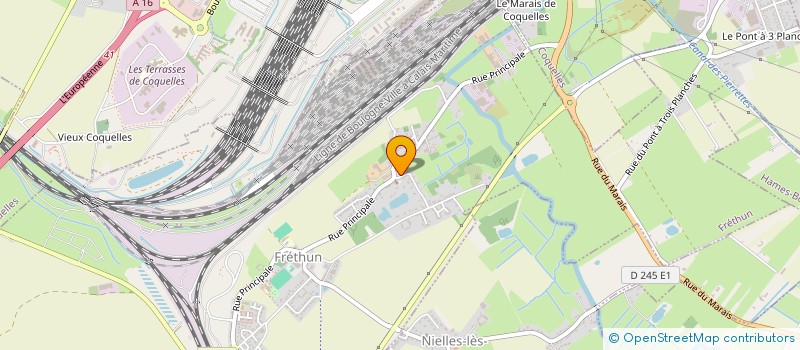 localisation de l'entreprise LAGON  FRETHUN