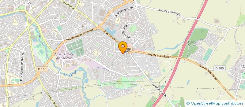 localisation de l'entreprise LAGON BLEU à CHOLET