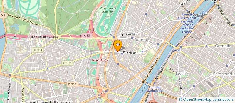 localisation de l'entreprise LAGON ESPACE  PARIS 16