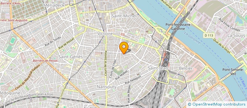 localisation de l'entreprise LAGON NOIR  BORDEAUX