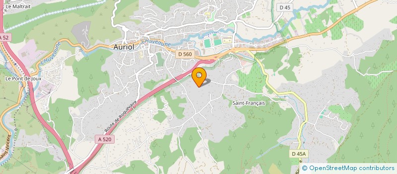 localisation de l'entreprise LAGON SUD à AURIOL