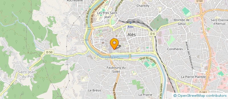 localisation de l'entreprise LAGON VERT à ALES