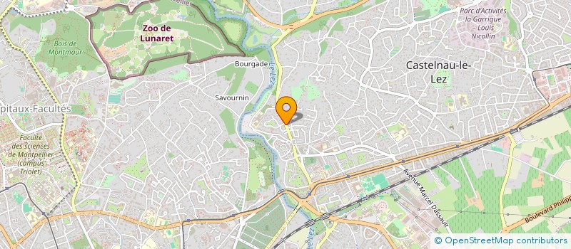 localisation de l'entreprise LAGOON 34  CASTELNAU-LE-LEZ