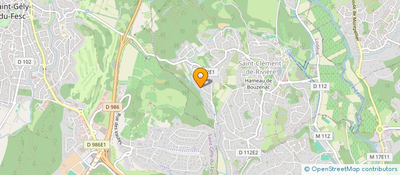 localisation de l'entreprise LAGOON  SAINT-CLEMENT-DE-RIVIERE