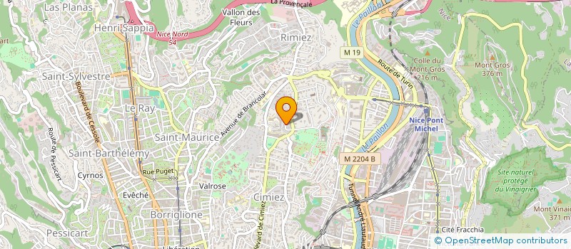 localisation de l'entreprise LAGOR  NICE