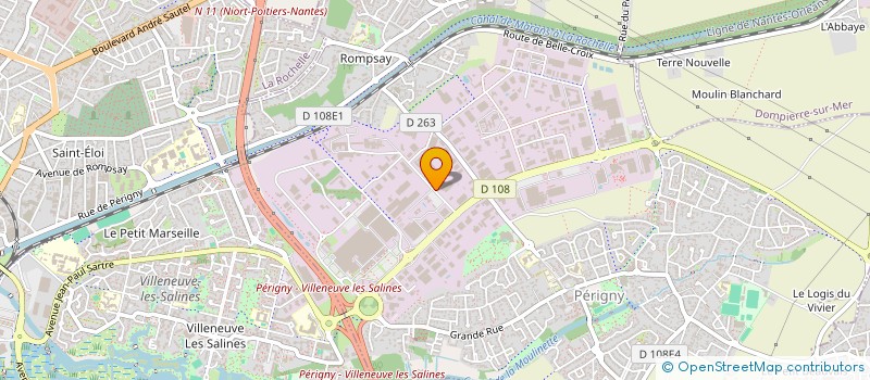 localisation de l'entreprise LAGORD CUISINES  PERIGNY