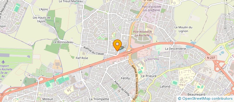 localisation de l'entreprise LAGORD LOCATION  LAGORD