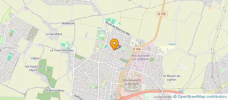 localisation de l'entreprise LAGORD SEVRES  LAGORD