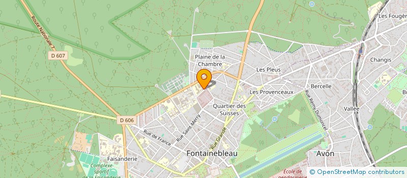 localisation de l'entreprise LAGORSSE INVEST  FONTAINEBLEAU