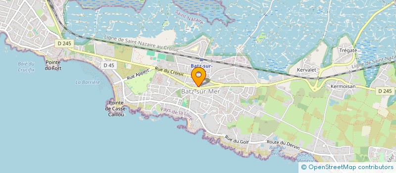 localisation de l'entreprise LAGOVELLE ATLANTIQUE  BATZ-SUR-MER