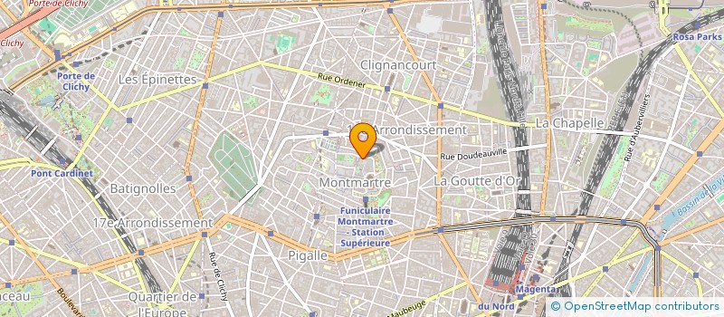 localisation de l'entreprise LAGRANDEBLONDE à PARIS