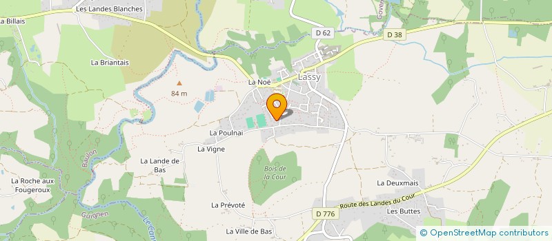 localisation de l'entreprise LAGRANGE 2  LASSY