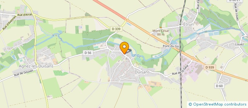 localisation de l'entreprise LAGRANGE  DUISANS