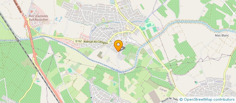 localisation de l'entreprise LAGRANGE  VILLEMOLAQUE