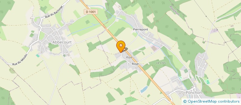 localisation de l'entreprise LAGRANGE  PONCHON