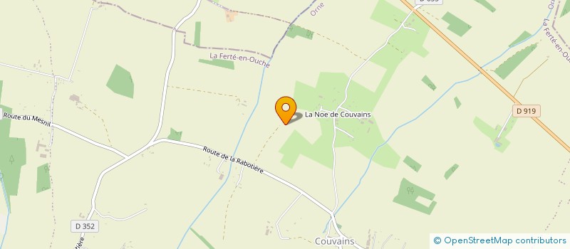 localisation de l'entreprise LAGRANGE à ST EVROULT N D DU BOIS