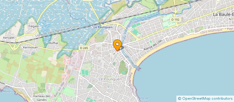 localisation de l'entreprise LAGRANSLAG  LE POULIGUEN