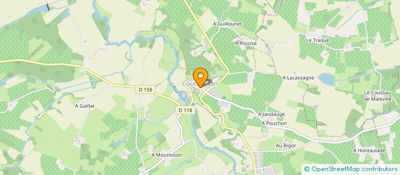 localisation de l'entreprise LAGRAULET DEMAIN...  LAGRAULET-DU-GERS