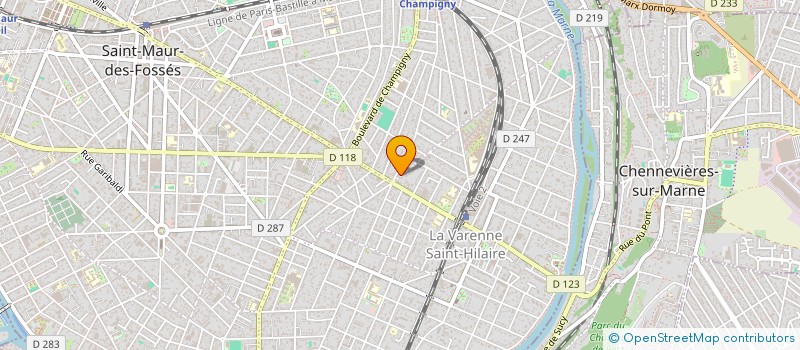 localisation de l'entreprise LAGRAVIERE à SAINT-MAUR-DES-FOSSES