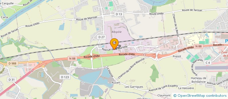 localisation de l'entreprise LAGREZE & LACROUX à TERSSAC