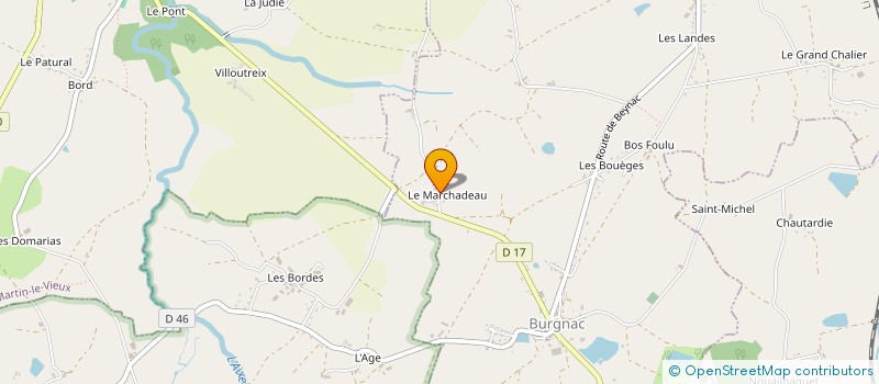 localisation de l'entreprise LAGRIFFOUL LAURENT à BURGNAC