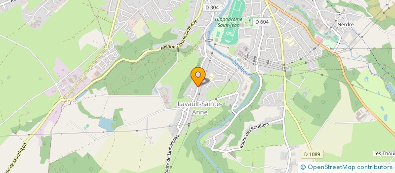 localisation de l'entreprise LAGRUE LANDON  LAVAULT-SAINTE-ANNE