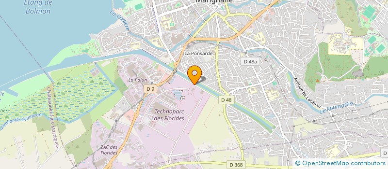 localisation de l'entreprise LAGS SARL à MARIGNANE