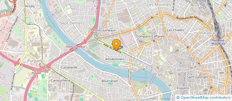 localisation de l'entreprise LAGUERRE PHILIPPE ET DELPHINE à TOULOUSE