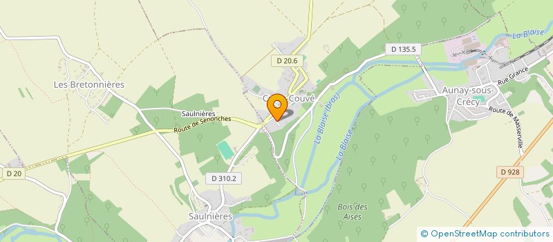 localisation de l'entreprise LAGUES GUINET à CRECY-COUVE