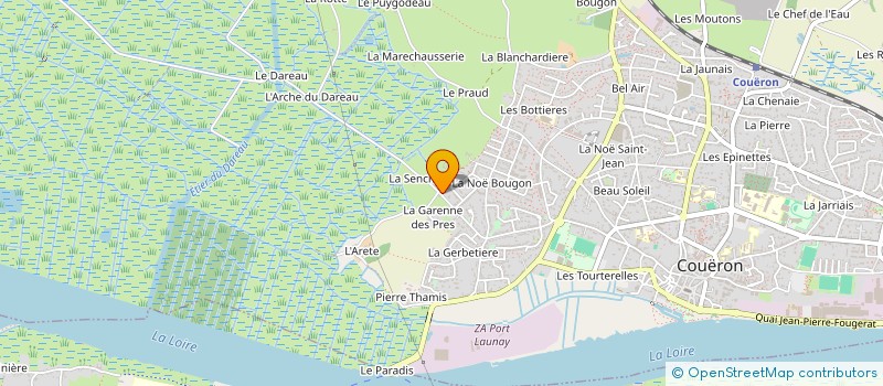 localisation de l'entreprise LAGUILLE à COUERON