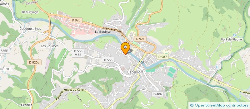 localisation de l'entreprise LAGUIOLE AIX à ESPALION