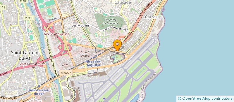 localisation de l'entreprise LAGUIRO à NICE