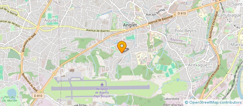 localisation de l'entreprise LAGUN  ANGLET