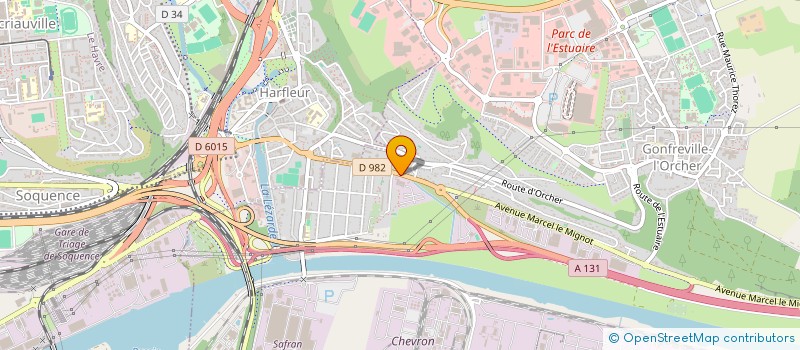 localisation de l'entreprise LAGUNA  GONFREVILLE-L'ORCHER